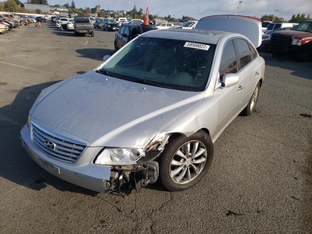 KMHFC46F06A087157 - 2006 HYUNDAI AZERA SE SILVER photo 2