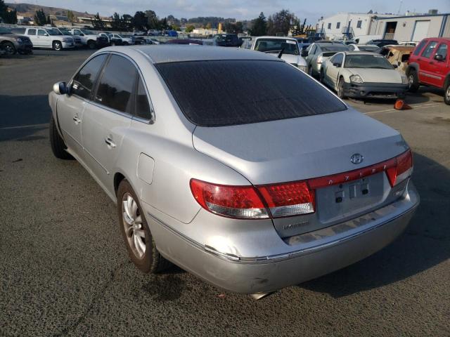 KMHFC46F06A087157 - 2006 HYUNDAI AZERA SE SILVER photo 3