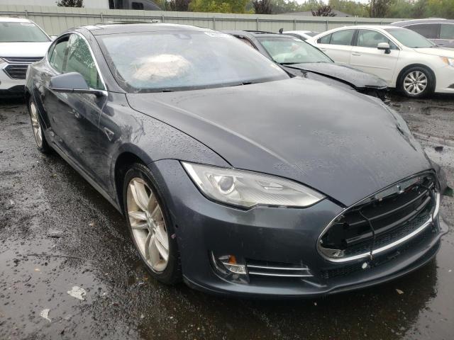 5YJSA1H26FF085938 - 2015 TESLA MODEL S 85 GRAY photo 1