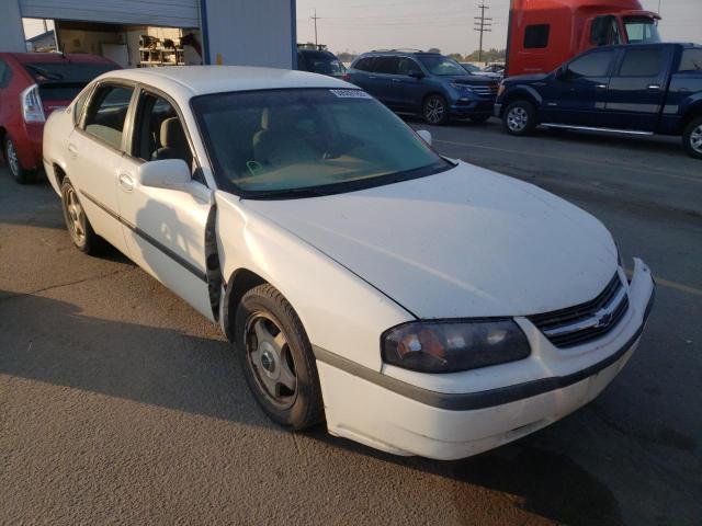 2G1WF52E349401948 - 2004 CHEVROLET IMPALA WHITE photo 1