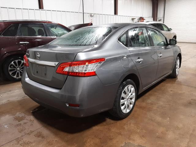 3N1AB7AP2FY253597 - 2015 NISSAN SENTRA S GRAY photo 4