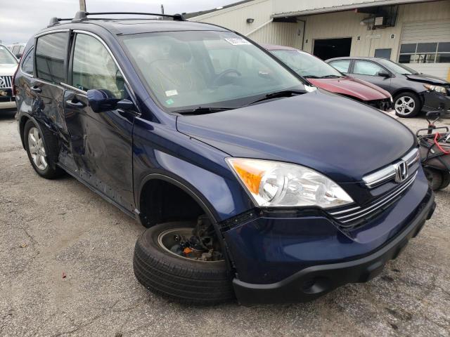 JHLRE48769C024464 - 2009 HONDA CR-V EXL BLUE photo 1