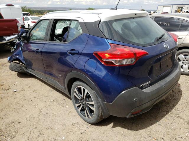 3N1CP5CV6LL508237 - 2020 NISSAN KICKS SV BLUE photo 3