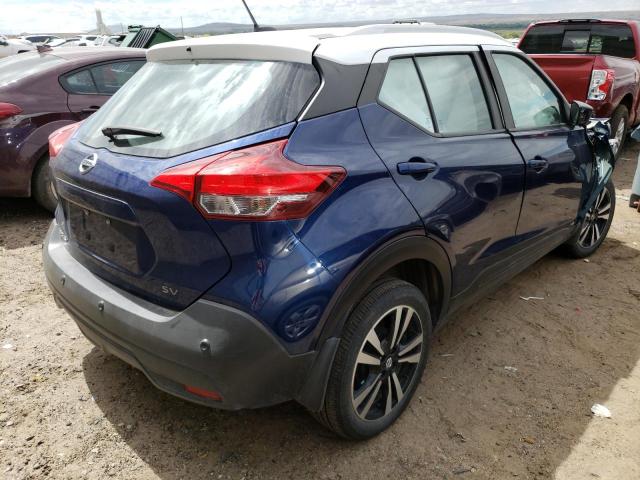 3N1CP5CV6LL508237 - 2020 NISSAN KICKS SV BLUE photo 4