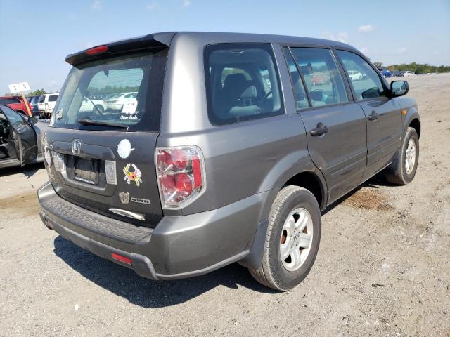 5FNYF181X7B016142 - 2007 HONDA PILOT GRAY photo 4