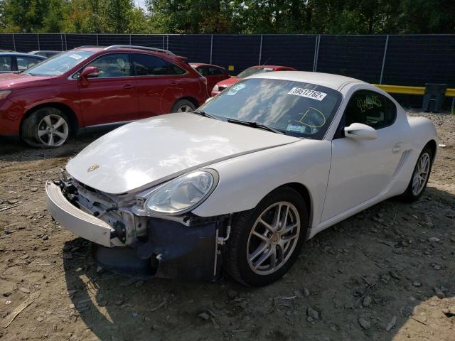 WP0AA29897U762381 - 2007 PORSCHE CAYMAN S WHITE photo 2