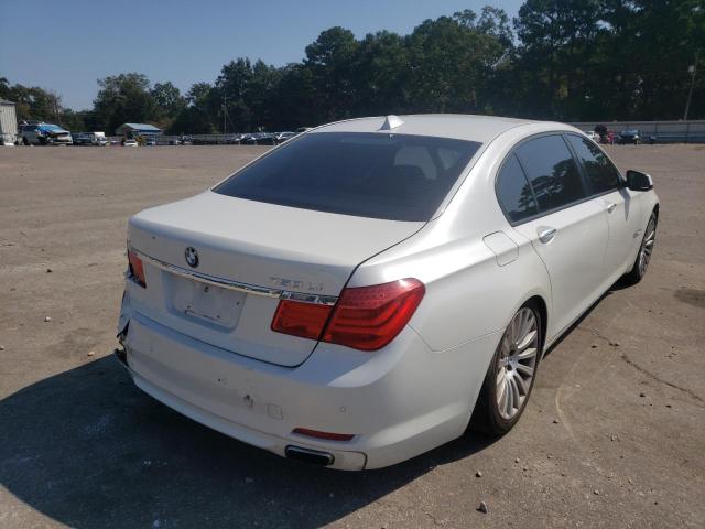 WBAKB83529CY57681 - 2009 BMW 7 SERIES WHITE photo 4