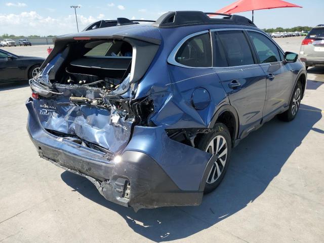 4S4BTAFC9M3148610 - 2021 SUBARU OUTBACK PR BLUE photo 4