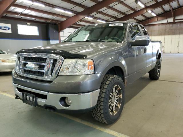 1FTPX14578FA13701 - 2008 FORD F150 GRAY photo 2