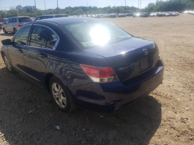 1HGCP26448A123225 - 2008 HONDA ACCORD LXP BLUE photo 3