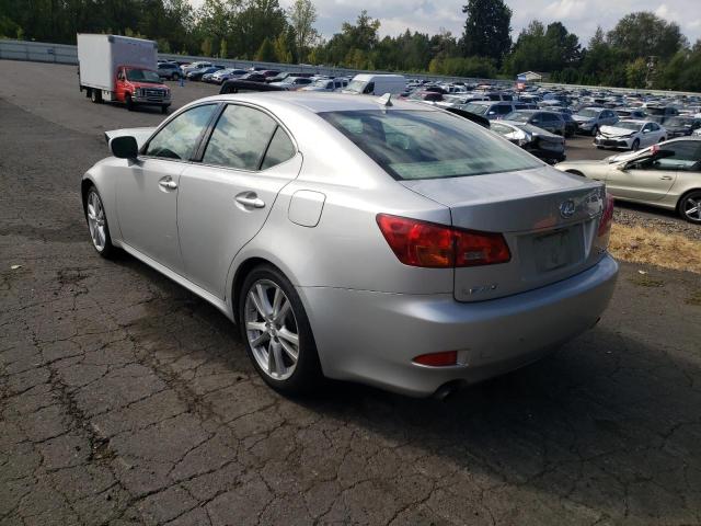 JTHBK262575036379 - 2007 LEXUS IS 250 SILVER photo 3