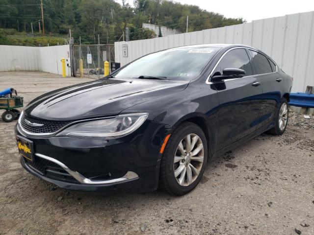 1C3CCCCB7FN619018 - 2015 CHRYSLER 200 C BLACK photo 2