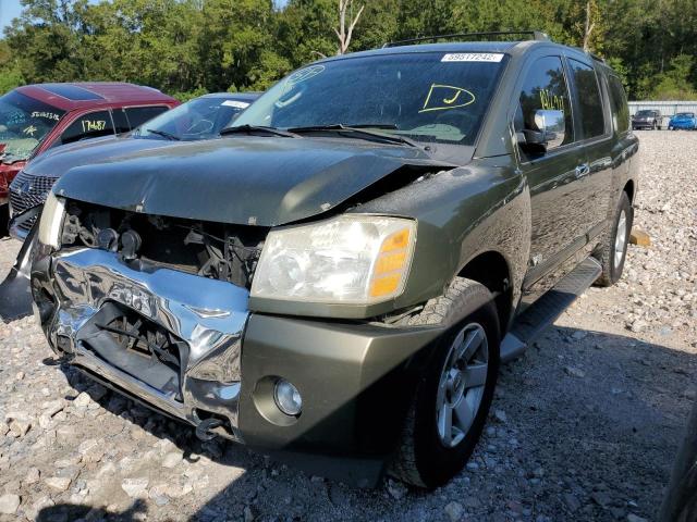 5N1AA08B95N702895 - 2005 NISSAN ARMADA SE GREEN photo 2