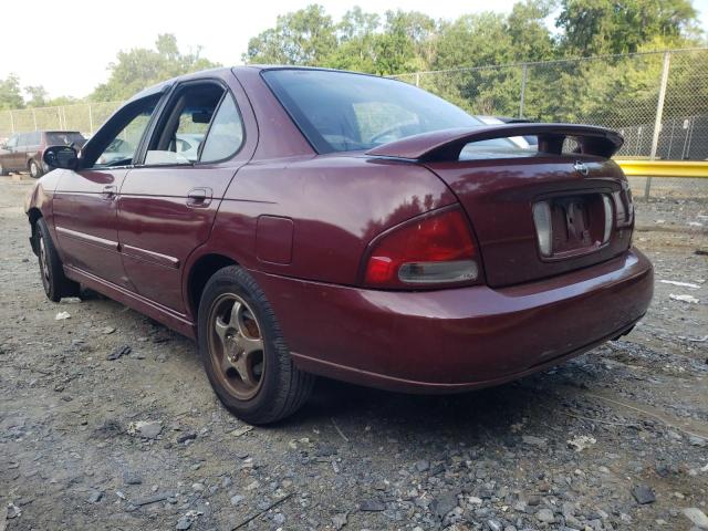 3N1BB51D61L129109 - 2001 NISSAN SENTRA SE MAROON photo 3