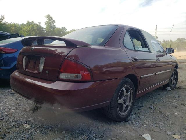 3N1BB51D61L129109 - 2001 NISSAN SENTRA SE MAROON photo 4