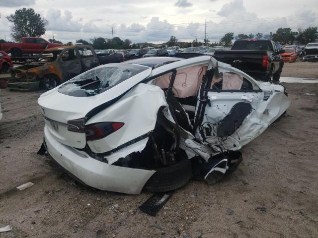 5YJSA1E13FF114307 - 2015 TESLA MODEL S Սպիտակ լուսանկար 4