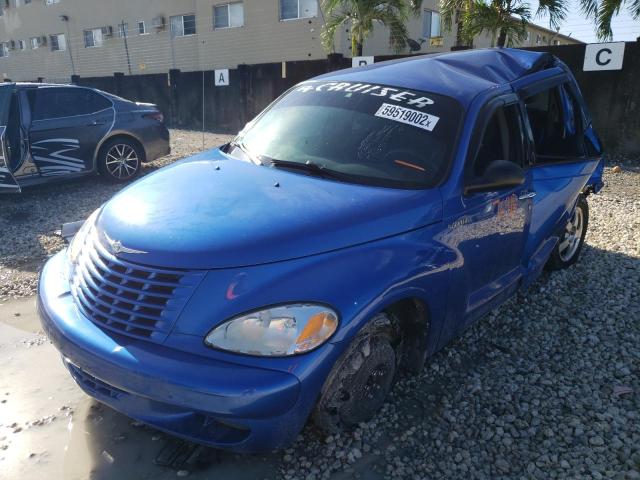 3C4FY48B45T623602 - 2005 CHRYSLER PT CRUISER BLUE photo 2