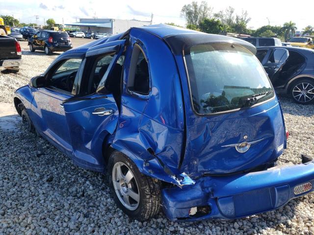 3C4FY48B45T623602 - 2005 CHRYSLER PT CRUISER BLUE photo 3