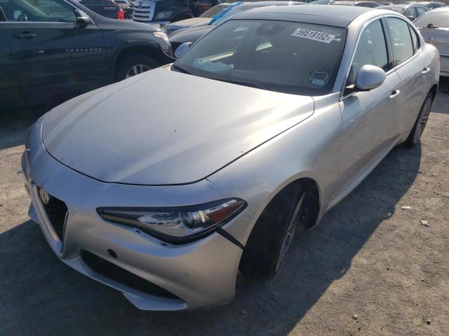 ZARFAEEN9H7539914 - 2017 ALFA ROMEO GIULIA TI SILVER photo 2