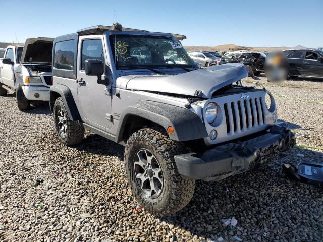 1C4AJWAG8EL207760 - 2014 JEEP WRANGLER S SILVER photo 1