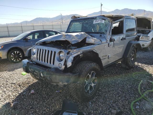 1C4AJWAG8EL207760 - 2014 JEEP WRANGLER S SILVER photo 2