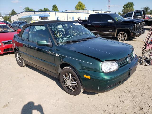 3VWDC21V61M810341 - 2001 VOLKSWAGEN CABRIO GLX 绿色 照片 1