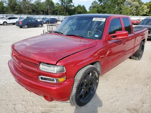 2GCEC19W611207606 - 2001 CHEVROLET SILVERADO RED photo 2