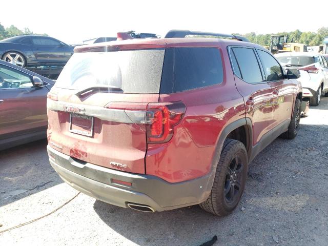 1GKKNLLSXLZ216578 - 2020 GMC ACADIA AT4 RED photo 4