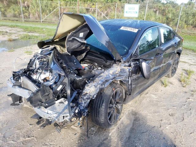 2HGFC2F83KH581181 - 2019 HONDA CIVIC SPOR 灰色 照片 2