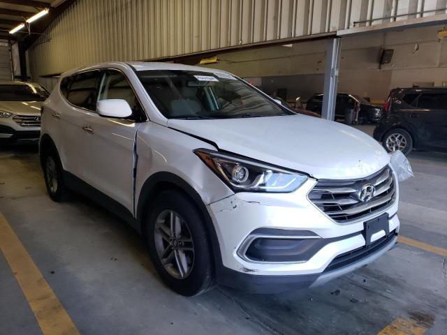 5NMZTDLB3JH092029 - 2018 HYUNDAI SANTA FE S WHITE photo 1