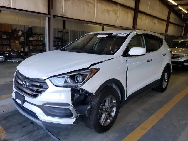 5NMZTDLB3JH092029 - 2018 HYUNDAI SANTA FE S WHITE photo 2