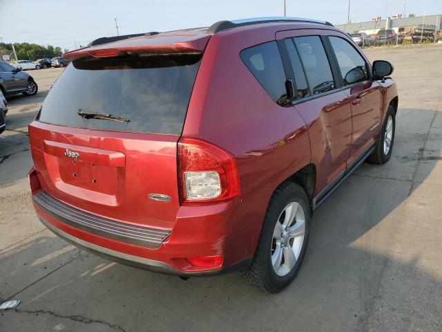 1J4NT4FB8BD137318 - 2011 JEEP COMPASS RED photo 4