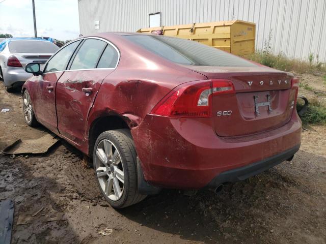 YV1902FH0C2091046 - 2012 VOLVO S60 T6 BURGUNDY photo 3