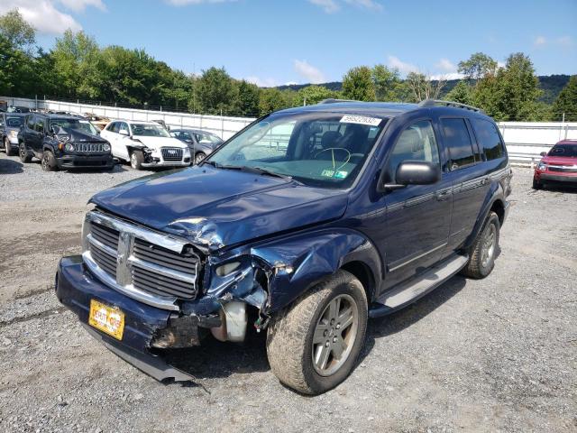 1D4HB58216F112783 - 2006 DODGE DURANGO LI BLUE photo 2