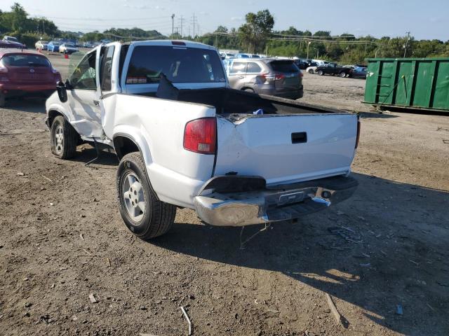 1GCDT19W628130228 - 2002 CHEVROLET S TRUCK S1 WHITE photo 3