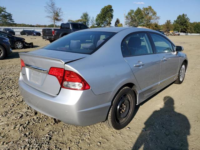 2HGFA16689H306334 - 2009 HONDA CIVIC LX-S ვერცხლისფერი ფოტო 4