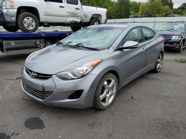 KMHDH4AE9CU288198 - 2012 HYUNDAI ELANTRA GL SILVER photo 2