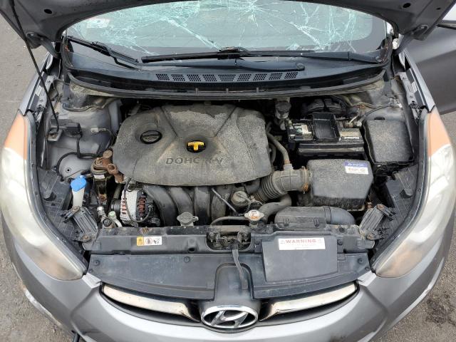 KMHDH4AE9CU288198 - 2012 HYUNDAI ELANTRA GL SILVER photo 7