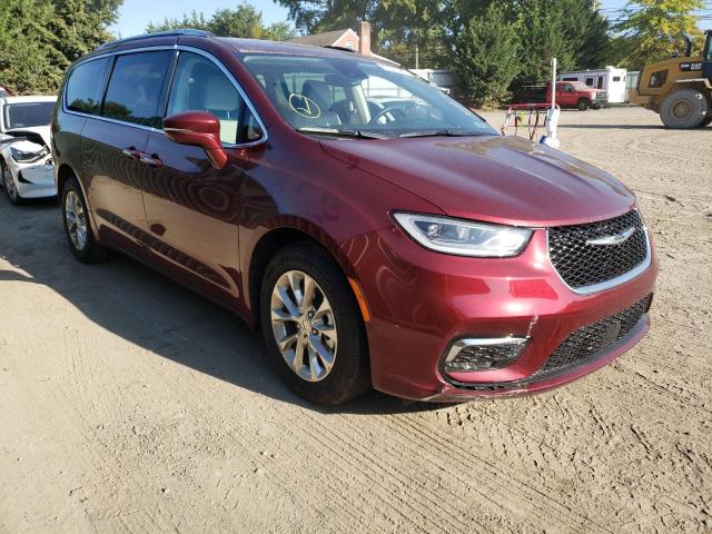 2C4RC1BG8MR576414 - 2021 CHRYSLER PACIFICA T BURGUNDY photo 1