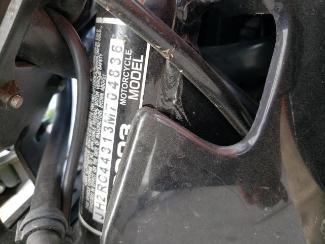 JH2RC44313M704836 - 2003 HONDA VT750 CDA 黑色 照片 10