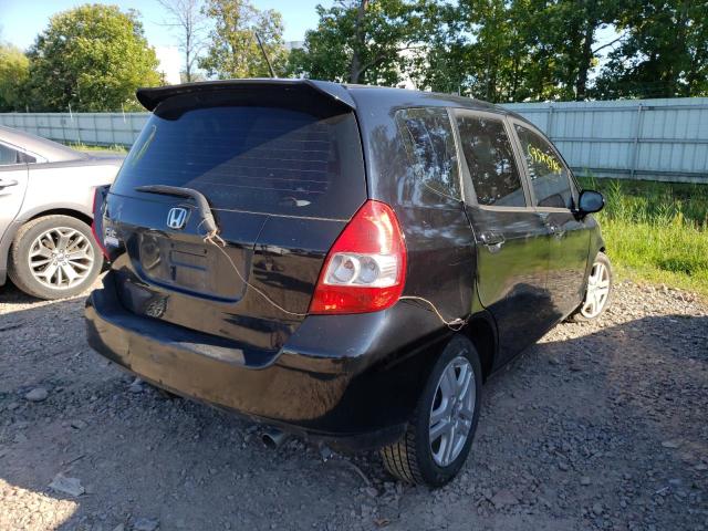 JHMGD38657S064450 - 2007 HONDA FIT S 黑色 照片 4