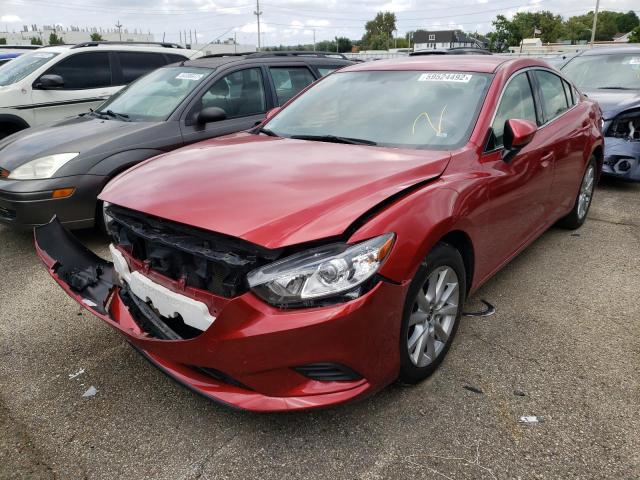 JM1GJ1U53F1193707 - 2015 MAZDA 6 SPORT RED photo 2