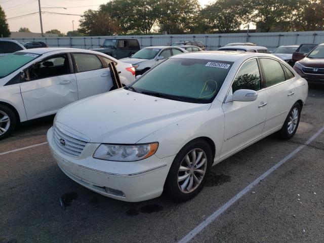 KMHFC46F27A140572 - 2007 HYUNDAI AZERA SE WHITE photo 2