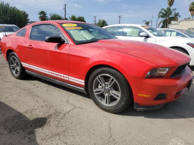 1ZVBP8AM5B5144036 - 2011 FORD MUSTANG RED photo 1