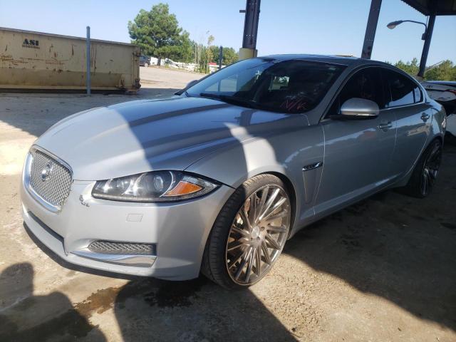 SAJWA0E74D8S88207 - 2013 JAGUAR XF SILVER photo 2