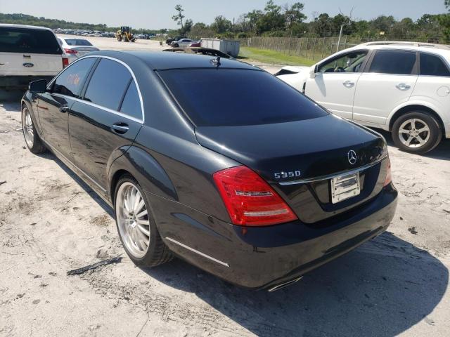 WDDNG8DB6CA420197 - 2012 MERCEDES-BENZ S 350 BLUE BLACK photo 3