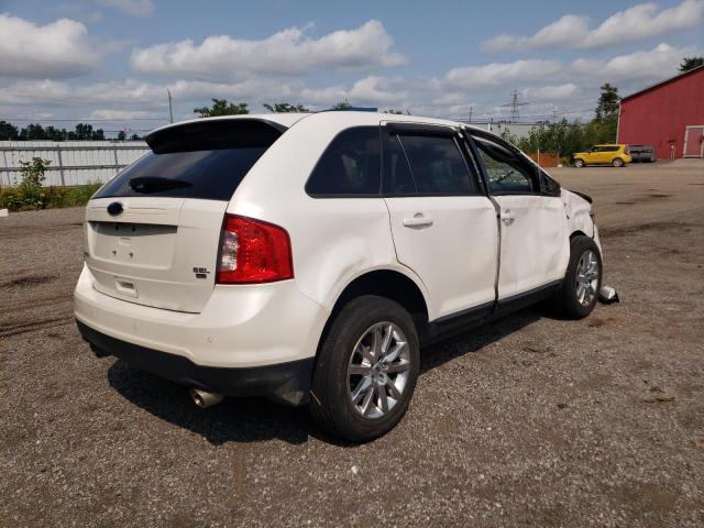 2FMDK4JC6DBE20390 - 2013 FORD EDGE SEL WHITE photo 4