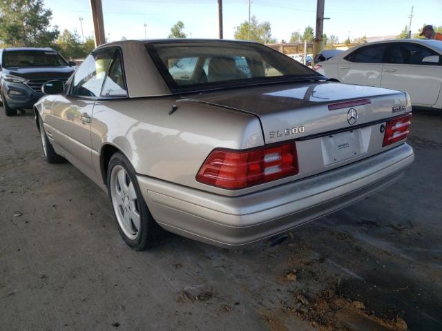 WDBFA68F8XF182054 - 1999 MERCEDES-BENZ SL 500 CREAM photo 3