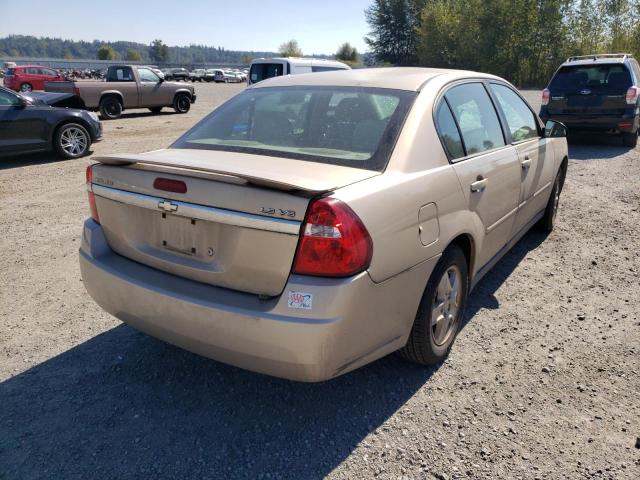 1G1ZT54885F271462 - 2005 CHEVROLET MALIBU LS TAN photo 4