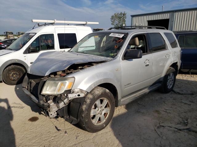 4M2CU81128KJ26880 - 2008 MERCURY MARINER SILVER photo 2